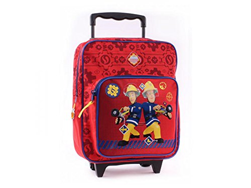Preisvergleich Produktbild Feuerwehrmann Sam Kinderrucksack Trolly (8011) 35cm 11.8L plus Sticker