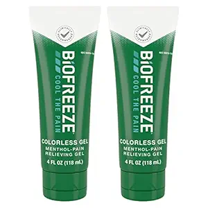 Bio Freeze 4 Ounce Pack of 2 Bioze Pain Relief Gel for Arthritis 4 Oz. Cold Topica