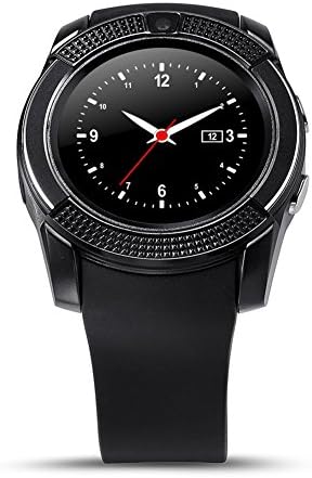 Smart Watch, Fitness Tracker Smart Sports Activity Pedometer Health Smartwatch Bluetooth Wristband with Sleep Quality Control/Call &amp; Notification reminder/Calorie Counter/Remote Camera for Android IOS Smartphone(Black)