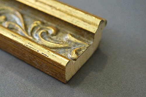 Spiegel Wandspiegel Badspiegel Flurspiegel Garderobenspiegel – Über 200 Größen – Verona 558P-ORO Gold 4,4 – Außenmaß des Spiegels 40 x 60 – Wunschmaße auf Anfrage – Antik, Barock - 7