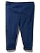 M&Co Baby Girl Plain Coloured Cotton Rich Full Length Elasticated Waist Leggings Navy 12/18 Mnth