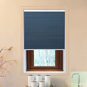 Allesin Cellular Honeycomb Blinds White Blue Blackout 29