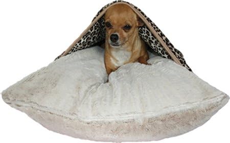 Pet Flys Natural Leopard Pet Pockets Bedding for Pets That Burrow