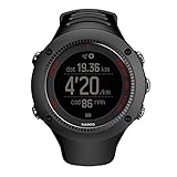 15 h duración batería Suunto Ambit3 Run Black Reloj de Carrera GPS, Unisex, Negro, Talla Única