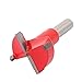 sourcingmap® 35mm Schneiddurchm 70mm Länge Rot Linkshand Hartmetall Spitze Brad Punktbohrer