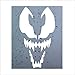 Price comparison product image 1 x Venom-WHITE-Car,Van,Door,Decal,Window,Sticker,Sign,Internal,External,Evil,Dark,Spiderman,Marvel,Spider,Web,Webs,Super,Hero,Villon,Monster,Green,Goblin