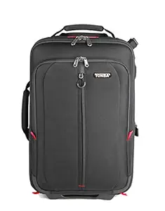 Osaka Tonba TB 2000 Trolley Bag Waterproof DSLR Camera Backpack Camera Bag for Lens Accessories Tripod monopod Heavy Duty DSLR and Video Camera for Canon Sony Nikon Fujifilm Panasonic Cameras (Black)