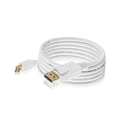 HDSupply X-DC030-010 DisplayPort mini auf DisplayPort Kabel, vergoldete Kontakte, 1,0m, weiß - 3