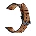 Produktbild Fcostume Ersatzarmband für Garmin Vivomove HR, Cave Style Lederarmband Wristband Strap Uhrenarmband für Garmin Vivomove HR (Braun)