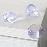 [12 Stück] Eckenschutz und Kantenschutz,CANWN Transparent Stoßschutz für Tisch und Möbel Ecken Weicher Geruchsneutral Tischkantenschutz für Baby und Kinder - 9