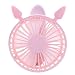 Produktbild TOOGOO Tragbare Mini-Ventilator, Mini persoenlicher Ventilator fuer Haus, Buero und im Freien (Katzenohren, rosa)