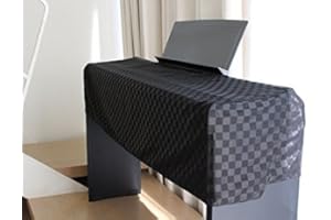 Clairevoire wasserdichte Abdeckung für ein digitales Klavier [Ebenholzschwarz] für ein 88-Tasten Klavier | Passt auf P225 P223 P145 P143 P125a P125 P115 P105 P45 | Kawai ES120 PX150
