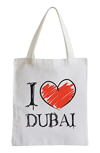 Preisvergleich Produktbild I love Dubai Fun Jutebeutel