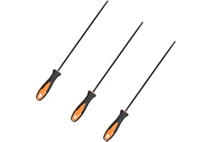 CWED 3 PCS feile für kettensäge,motorsägenhalter,pferd feile,Mit 4,0 mm, 4,8 mm, 5,5 mm 3 Größen, ergonomisches Design, bequemer Griff, geeignet für Kettensägen