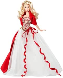 Barbie Collector Noël 2010 – Mattel, Poupée En Boîte Avec Tenue De Fête