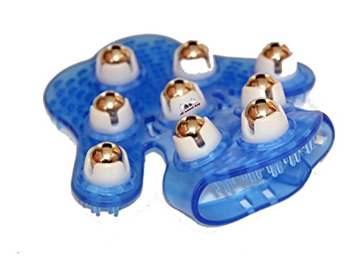 Massage Handschuh von all-around24 mit 9 Magnetkugeln auch mit Massage Öl zu verwenden Massager - 4