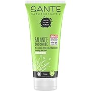 SANTE Naturkosmetik Balance Duschgel, Für gesunde Säure-Basen der Haut, Vegan, Mit Bio-Aloe und Mandelöl, 200 ml