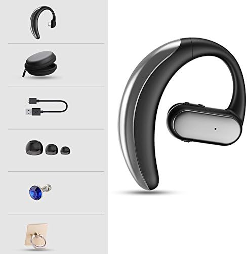 BLUEHUAF Mini Wireless Bluetooth Headphone Earbud Earphone Sports Car General 4.1 Long Standby,Gray
