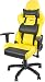 Produktbild SPEEDLINK SL-660000-YW-01 Regger Gaming Stuhl, Lederimitat, Schwarz, 34.5 x 67 x 85 cm