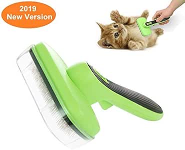 Nozomi Hundeburste Katzenburste Haustierburste Selbstreinigend Fur Hunde Und Katzen Mit Kurzen Bis Langen Haaren Entfernt Lose Hare Und Abgestorbenes Fell Beseitigt Verwicklungen Amazon De Haustier