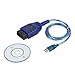 Produktbild fengwen66 VAG 409 USB 409.1 USB KKL Cable Interfac OBD2 Diagnostic Interface for Audi VW(Blue)