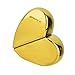Imported Travel Candy Heart Shape Perfume Atomizer Refillable Spray Bottles 25ml Gold RS.265.00
