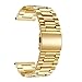 Produktbild Altsommer Armband 26mm für Garmin Fenix 5X GPS Schildkröte Schnalle Edelstahl Armband,Edelstahl-Drahtgeflecht mit Interlock-Verschluss Replacement Armband für Damen Herren Silver (Gold)