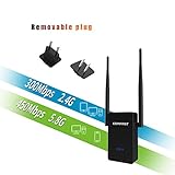 Admite 11AC 2.4GHz / 5.8GHz de doble frecuencia, y puede elegir diferentes frecuencias de WiFi en diferentes situaciones. Puede cambiarlo a una frecuencia de 5,8 GHz si desea un WiFi de alta calidad y sin interferencias.