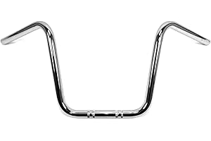 WESTLAND CUSTOMS 1 Pouce (25,4mm) Guidon Ape Hanger 30cm Chromé pour Harley-Davidson