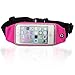 Produktbild PsmGoods Runner Packung Jogging Gurt-Taillen-Beutel für iPhone 6s 6Plus 6 5s ID Geld Smartphone Key Rose Red