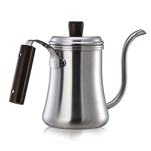 examen CDSHFVFDG acier inoxydable Style européen Petit pot Argenté café pot