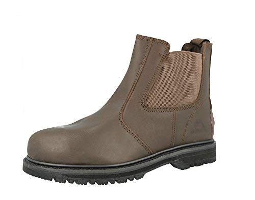 Foster Footwear - Stivali Chelsea Uomo, Marrone (Brown), 46 EU