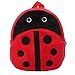 Produktbild Winkey Rucksack für Kinder / Baby, Mädchen und Jungen, niedlich, Schultasche, Umhängetasche Ladybug 20x24cm wide 20cm x height 24cm