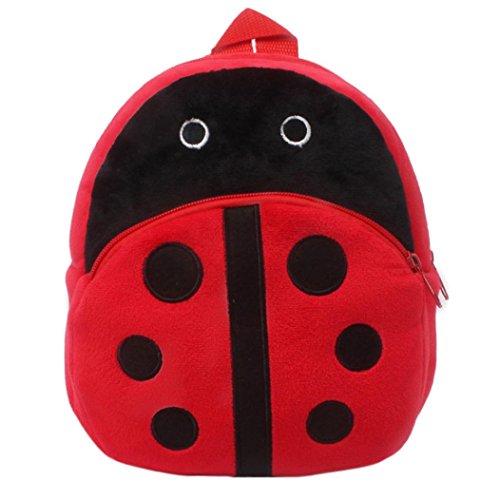 Preisvergleich Produktbild Winkey Rucksack für Kinder / Baby, Mädchen und Jungen, niedlich, Schultasche, Umhängetasche Ladybug 20x24cm wide 20cm x height 24cm