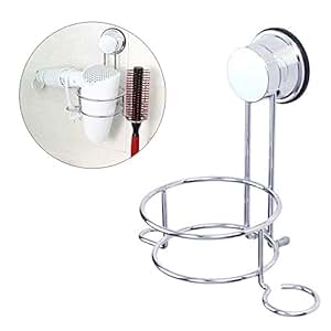 HAPINARY Föhnhalter Mit Saugnapf - Praktische Wandhalterung Für Haartrockner Im Bad