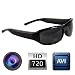 Produktbild Lushuai @ HD 720P schwarze Brille Mode Sonnenbrille Brille Spion-Kamera Mini Pinhole Brille Kamera Mini-DV DVR Digital-Audio-Recorder versteckt