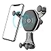Produktbild CredDeal Kabelloses Kfz-Ladegerät, Schnellladehalterung, verstellbare Schwerkraft-Lüftung, Telefonhalterung, 7,5 W, kompatibel mit XR/XS Max/XS/X/8/8 Plus, 10 W für Galaxy S9/S9+/S8/S8+/LG G7