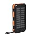 Produktbild Solar DIY-KIT für Schnell-Ladegerät 10000 mAh, VBESTLIFE Tragbare Mobile Power Bank Outdoor mit Kompass, Dual USB Externer Akku Pack für iphone6s/7 Plus, iPad, Samsung Galaxy und Android Telefon