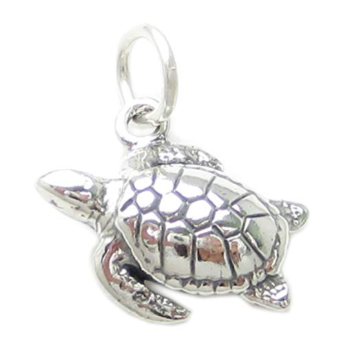 Turtle sterling silver charm .925 x 1 Turtles turtel turtels charms