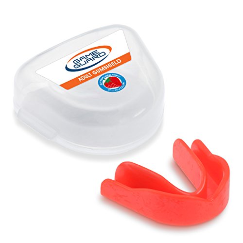 1 X GAME GUARD Flavoured Boil & Bite Mouth Guard / Teeth Protector / Gum Shield Mouth Guard