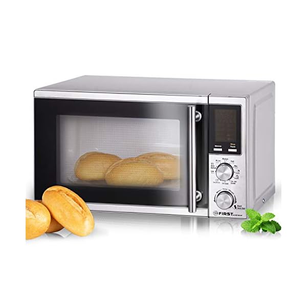 TZS First Austria - 20 Liter Mikrowelle mit Grill-Funktion Pizza und Kaffee-Programm 1200 Watt Microwelle 8 Automatik-Programme Microwave