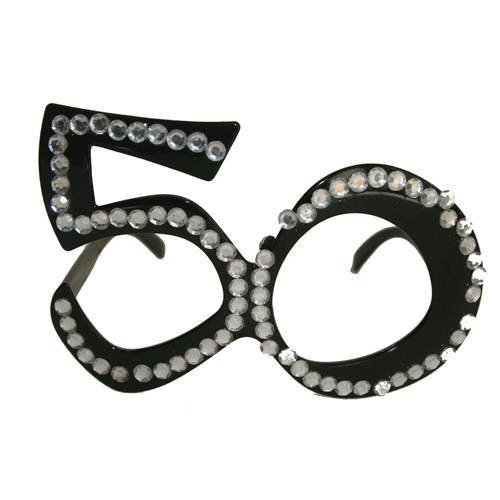 Geburtstag Party Brille 50. Geburtstag – Schwarz