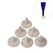 Produktbild LANMU Flaschenhalter Standfuß Weinflaschen Holz Standfuß Weinkorken Flaschenverschluss für DIY Flasche Cutter Schneiden Recycling(6 Pack)
