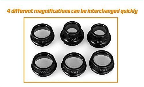 GRANDEY resina lupa lupa 10 X 15 X 20 X 25 X gafas de joyer a reparaci n de relojes Lupa con 2 LED luces nueva lupa de microscopio reviews GRANDEY resina lupa lupa 10 X 15 X 20 X 25 X gafas de joyer a reparaci n de relojes Lupa con 2 LED luces nueva lupa de microscopio