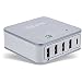 Produktbild InLine 31509W Quick Charge 3.0 USB Netzteil, Ladegerät, 4x USB A und USB C, 40W weiß