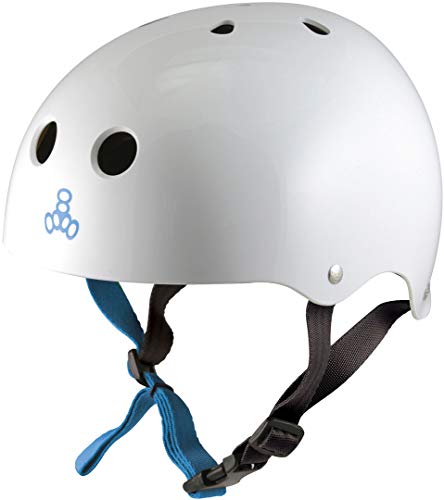 Triple9 TRIPLE8 Halo Helm 2019 Rubber White, L