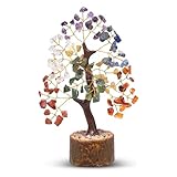 Pyor Chakra Tree Of Life, Gifts For Her, Crystal Tree, Crystals, Tree Of Life, Seven Chakra Tree, Lucky Tree, Healing Crystals, Office Decor, Money Tree, Chakra Stones, Crystal Gifts, Spiritual Decor