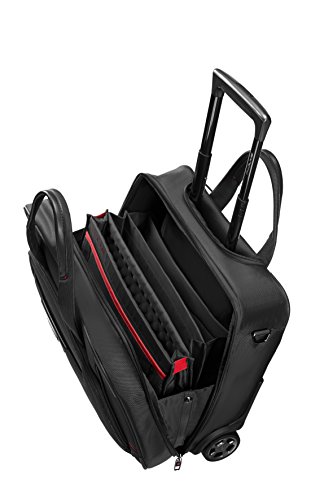 Samsonite Rolling Tote Pro DLX 4 Toploader 16 4  24 L  Black  58984-1041