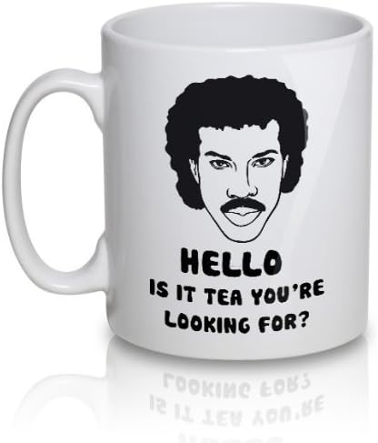 Hello Is It Tea Mug, Lionel Ritchie Tea Cup Funny Novelty Gift Mug For Birthday, Xmas Gift Coffee Mug