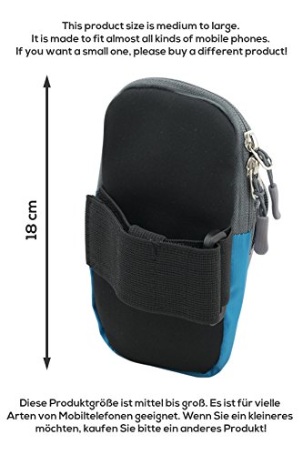Echelon Line Premium Fitness Armband Handy HÃ¼lle Arm Jogging Tasche Rennen Workout Smartphone Laufen Sportarmband SchlÃ¼ssel Halter fÃ¼r iPhone und Samsung 
